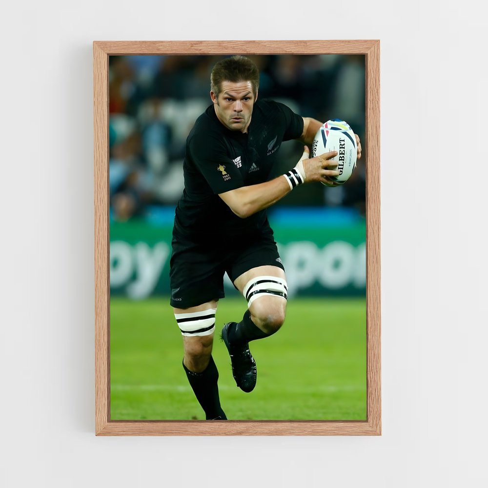Poster Richie de mccaw – affiche Rugby (vue 4)